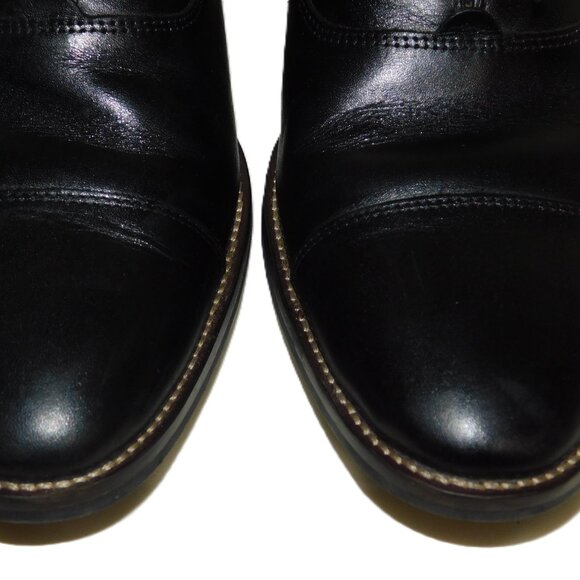 Cole Haan Men\'s Lenox Oxford Hill Cap Toe Shoes Black Style C13082 Size 9M main image 5